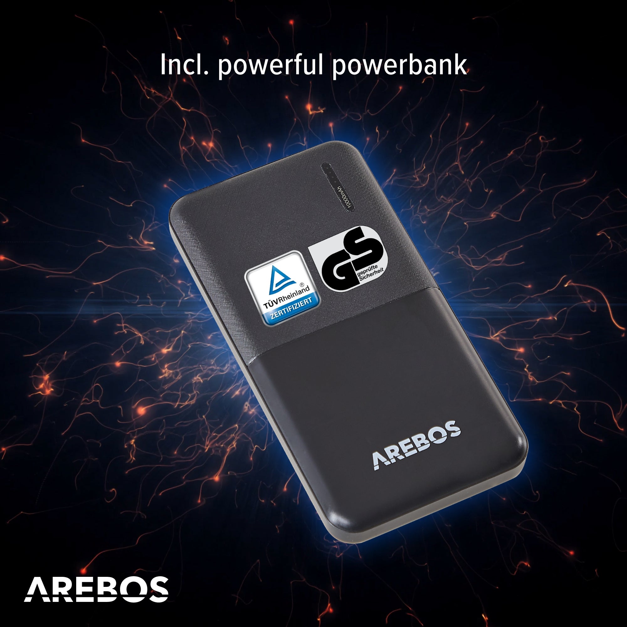 AREBOS Veste thermique chauffante Veste de sport chaude Veste d'extérieur unisex M - 6