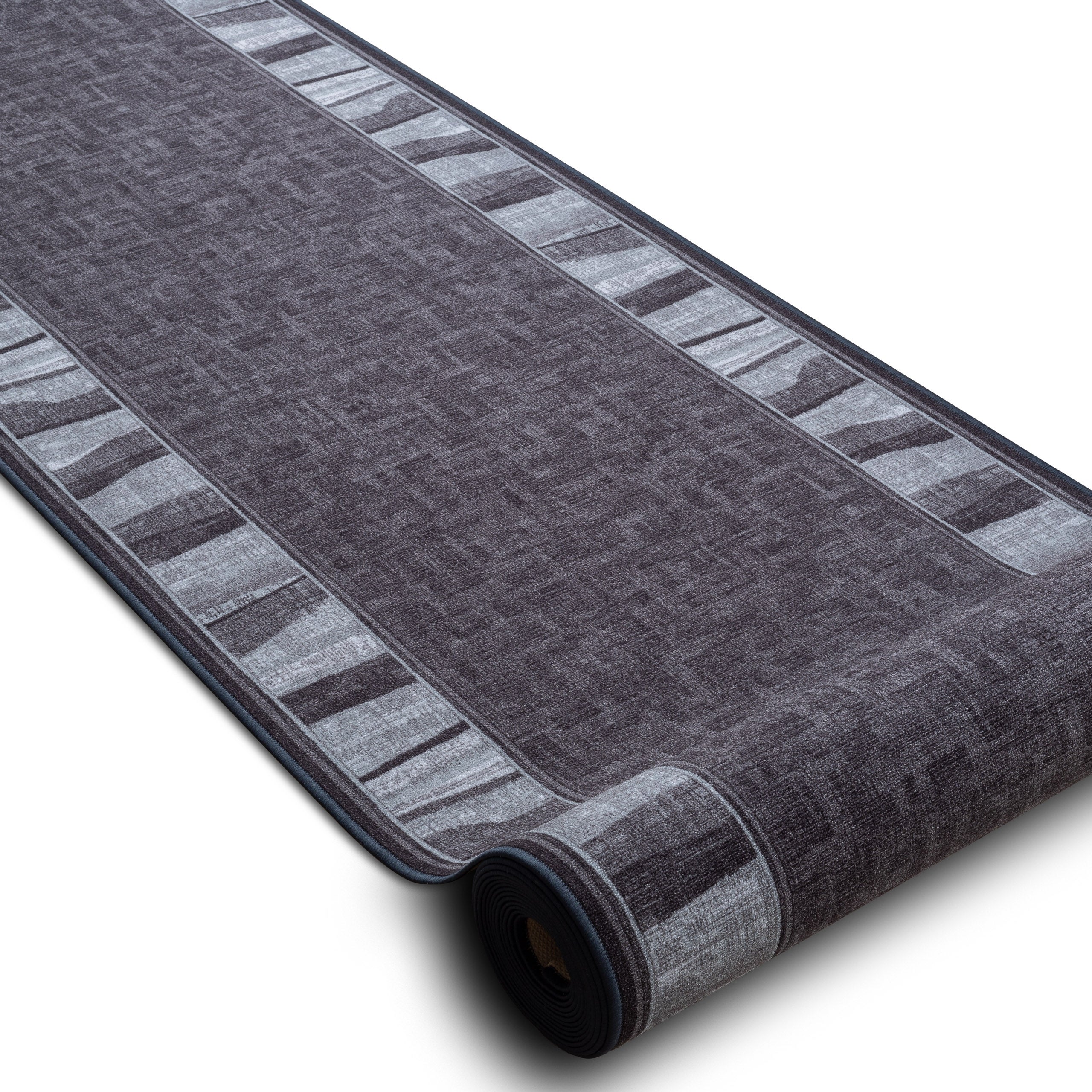 CHODNIK podgumowany LINEA szary 67cm 67x810 cm - 2