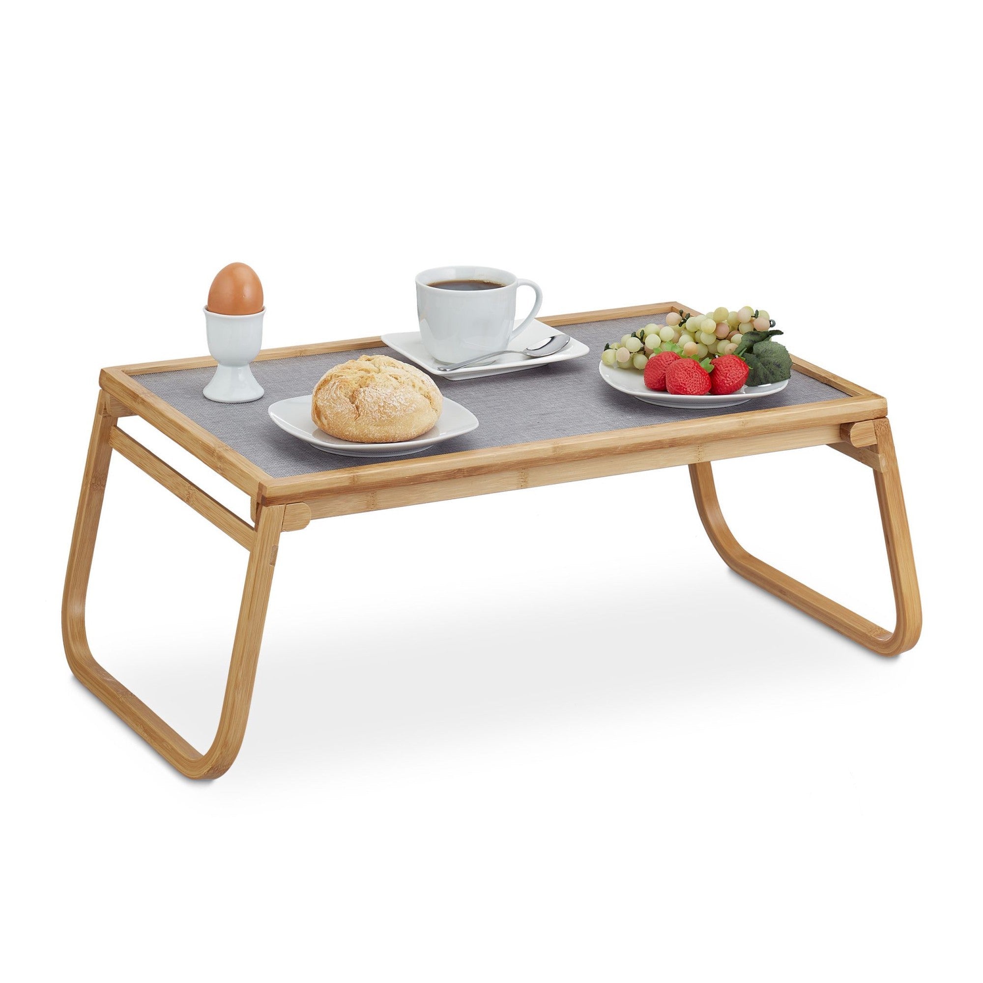 Northio Bandeja De Cama Plegable De Bambú , Leroy Merlin