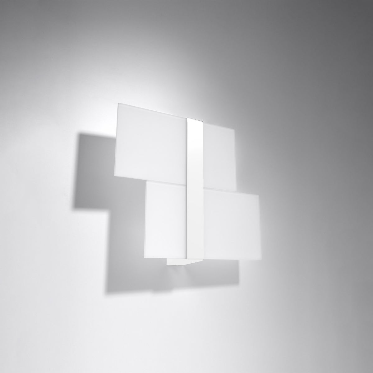 Kinkiet VERRE biały LED 4000K - 39x6x28cm Sollux