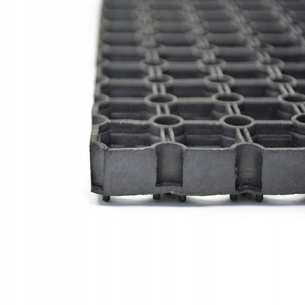 Paillasson caillebotis en caoutchouc DOMINO 80x120 cm – 22 mm - 3