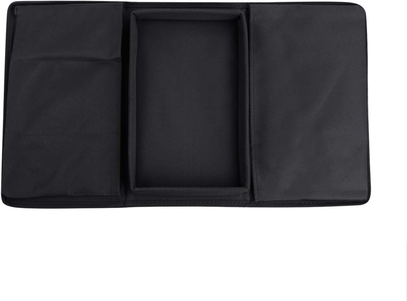 Organizer per bracciolo poltrona divano, antiscivolo per telefono, libri, riviste, telecomando TV, nero - 6