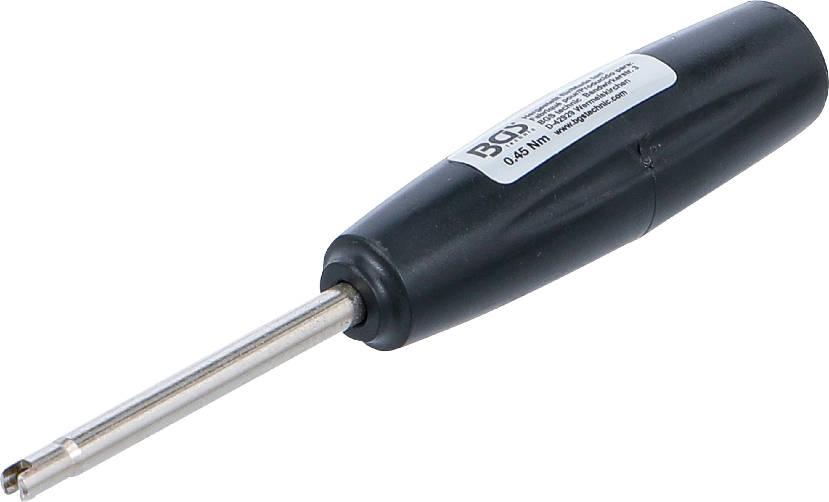 BGS Klucz dynamometryczny do wkładów zaworowych 0,45 Nm - 1551