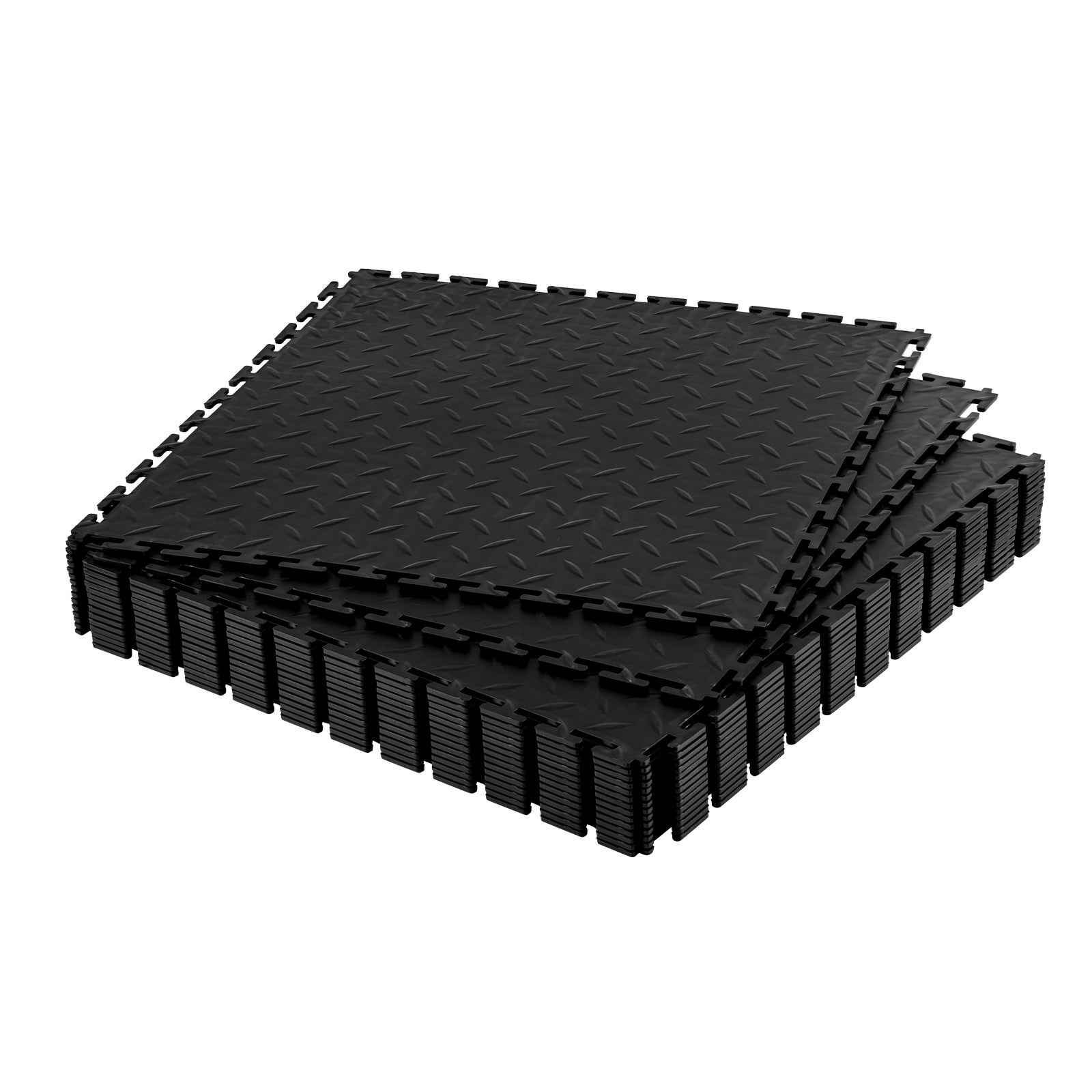 Płytki podłogowe PVC do garażu 16 szt., 5 mm, antypoślizgowe, wyciszające, nośność 8000 kg/m²