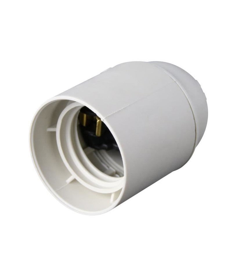Attacco liscio senza anello E27 - bianco - Zenitech - 2