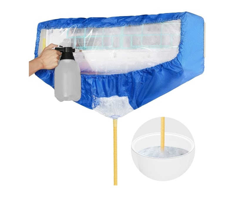 Pokrowiec ochronny do mycia klimatyzacji (100 - 130 cm) - Smart CleanAir Q565