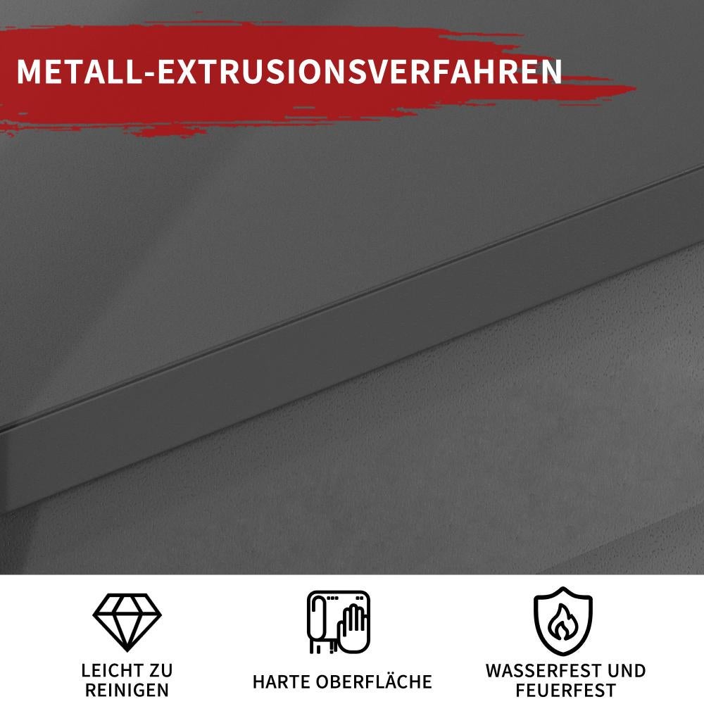 Étagère lourde H198cm – Étagère en métal 650kg de capacité, réglable en hauteur pour garage, atelier et cave, noire - 7