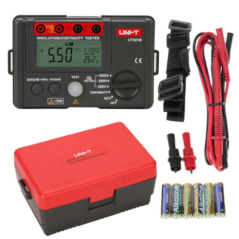 UNI-T UT501B Miernik Tester Wielofunkcyjny Rezystancji Izolacji Cyfrowy LCD