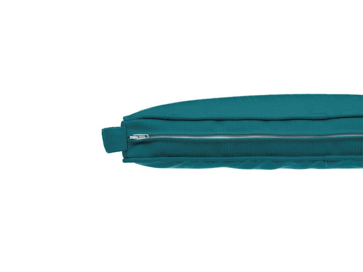 Galette de chaise carrée Bleu canard - Hespéride - 8