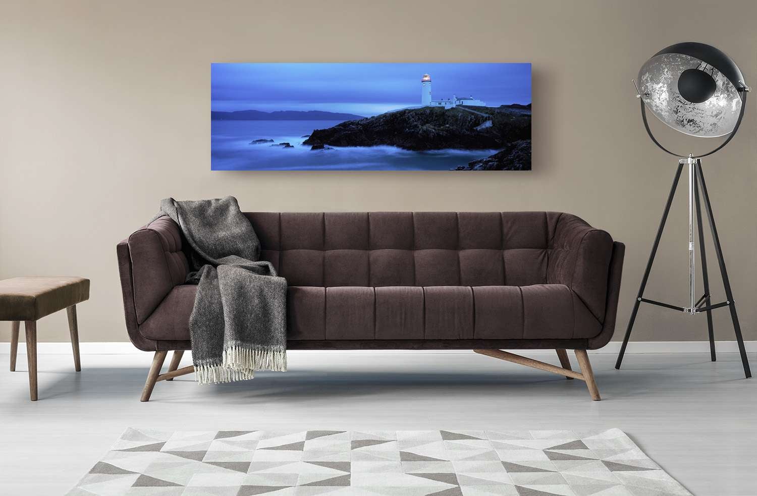 Impression sur toile - Jean Guichard - Fanad Head, Irlande - 100x35 cm - 2