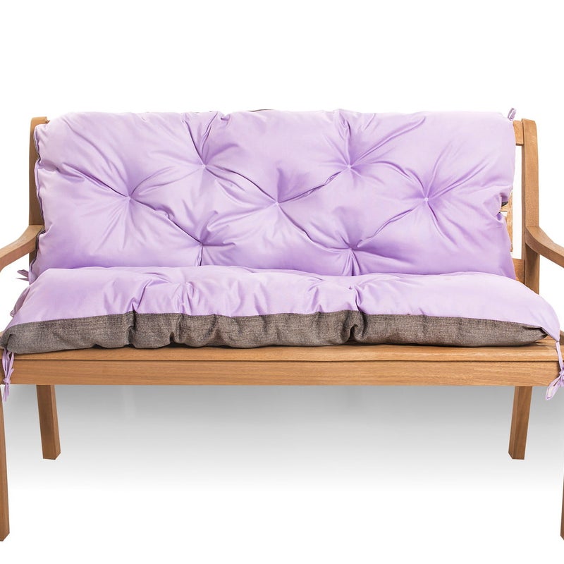Poduszka ogrodowa na paletę 120x60x40cm poduszka na meble ogrodowe fioletowa, poduszka na balkon taras, poducha ogrodowa na meble z palet