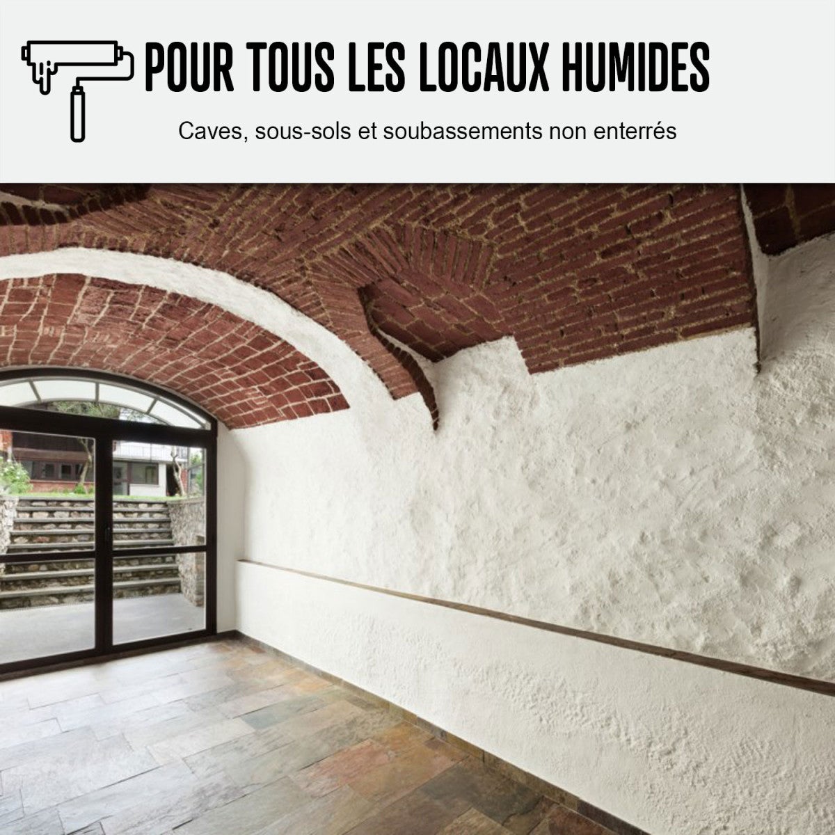 Peinture anti humidité mur humide salle de bain - ARCASCREEN - 0.75 L (jusqu'à 3 m²) - ARCANE INDUSTRIES - 2