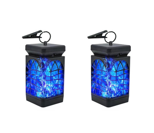 częściowa latarnia wisząca zasilana energią słoneczną wodoodporne oświetlenie zewnętrzne z realistycznym migoczącym oświetleniem zewnętrznym ogrodu