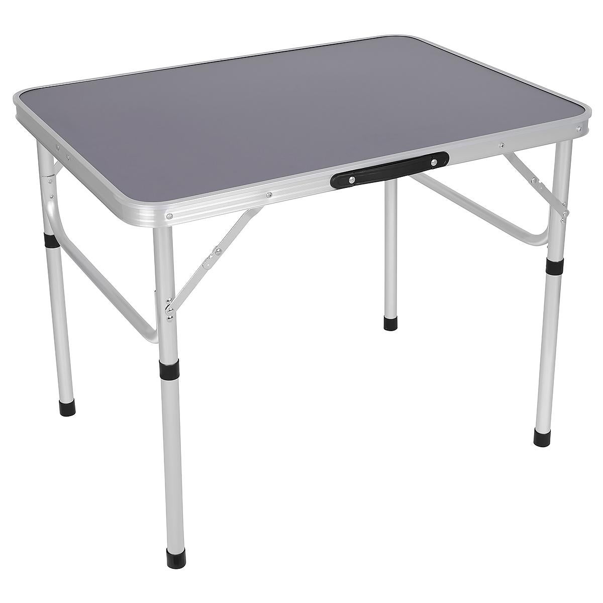 Stolik turystyczny kempingowy składany w walizkę Enero Camp 75x55x25-59 cm szary