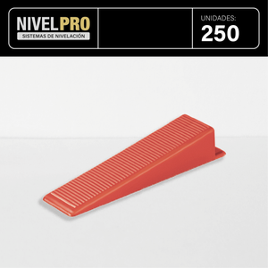 Cales Rouges Pour Carrelage – Système De Nivellement 1,0 à 3,0 Mm, 100 Pièces