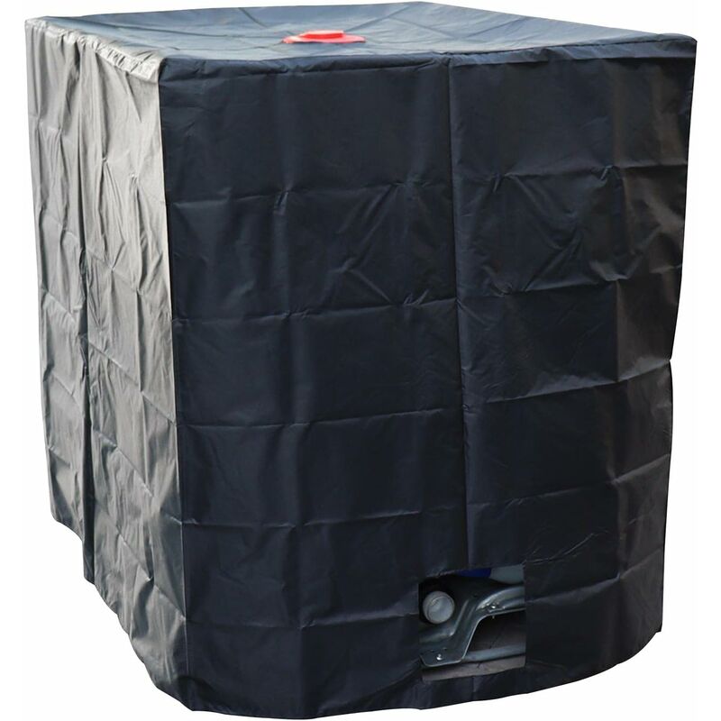 Bâche De Protection Cuve IBC 1000L Luxshiny - Housse Anti-UV étanche Avec Fermeture éclair 120x100x116 Cm - 2