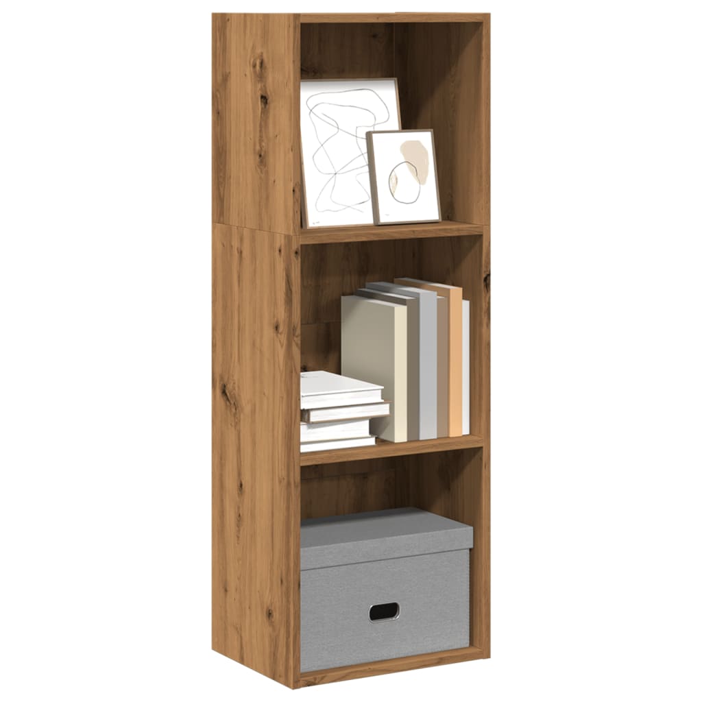 Bibliothèque pour Séjour en Bois Marron H. 30 x l. 40 x P. 30 cm - 2