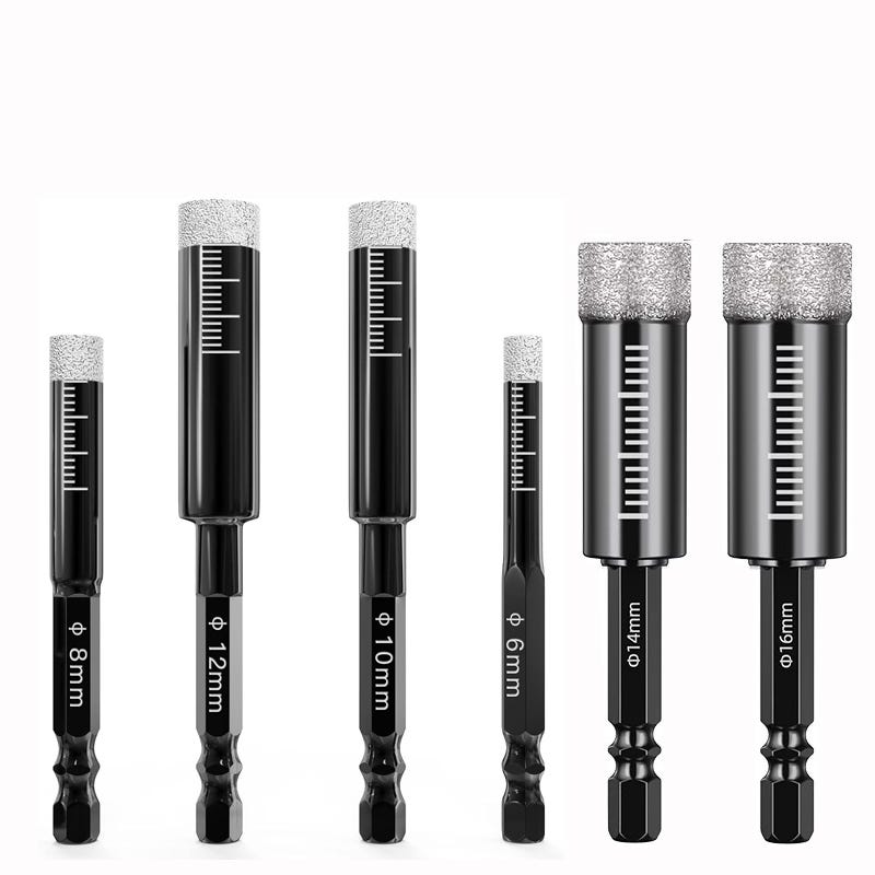 Set Di Punte Per Trapano Diamantate, Set Di Seghe Un Tazza - Foto 8