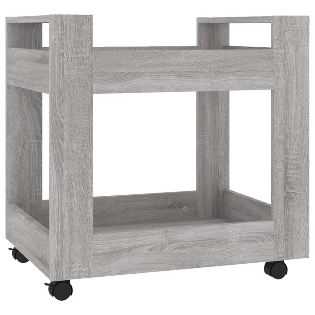 Maison Exclusive - Chariot de bureau Sonoma gris 60x45x60 cm Bois d'ingénierie - 2