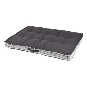 Oreiller d'extérieur lot de 4 60 x 40 cm Gris