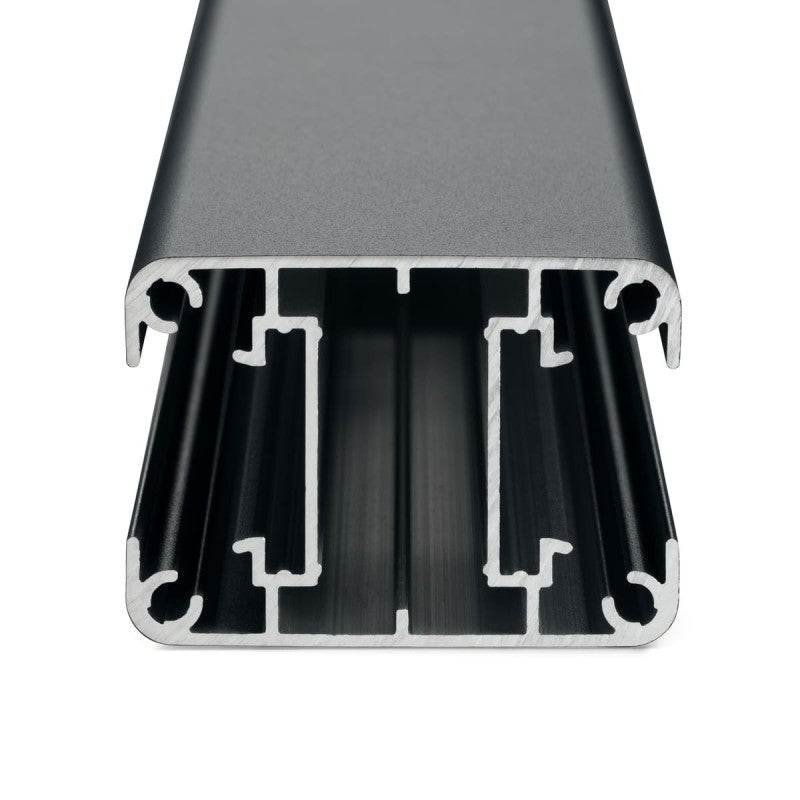 Kit complet clôture composite et aluminium à sceller H 1m80 L 16m20 gris anthracite avec renforts acier - Palissade - Brise vue - 7