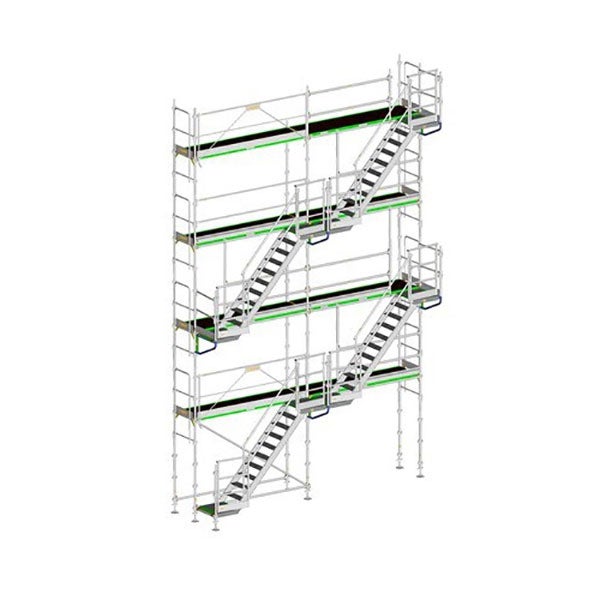 Escalier de chantier 2.50m de long pour 2.00m de haut - 4240020 - 3