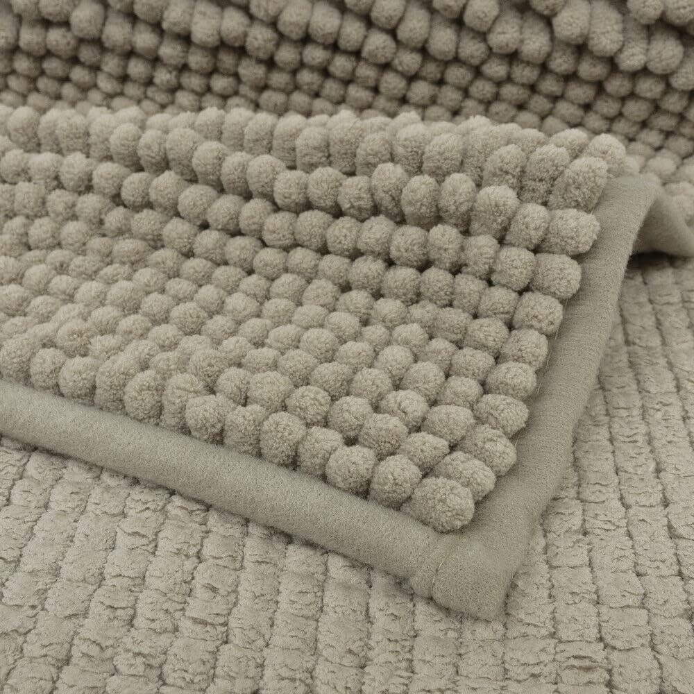 Tapete Banho Confortável Tapete De Cabeceira 65x130 cm Macio Antiderrapante Quarto Cabelo Comprido Castanho - 2