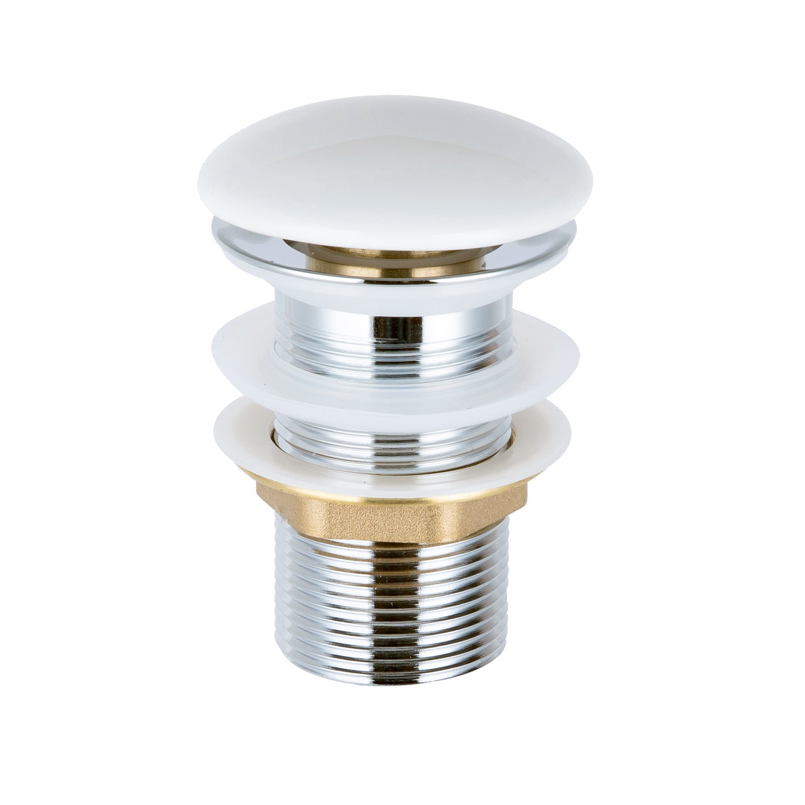 BERNSTEIN - Petit lave-mains en céramique sanitaire KW198 - 42x28x15cm - blanc brillant Sans bonde Pop Up - 3