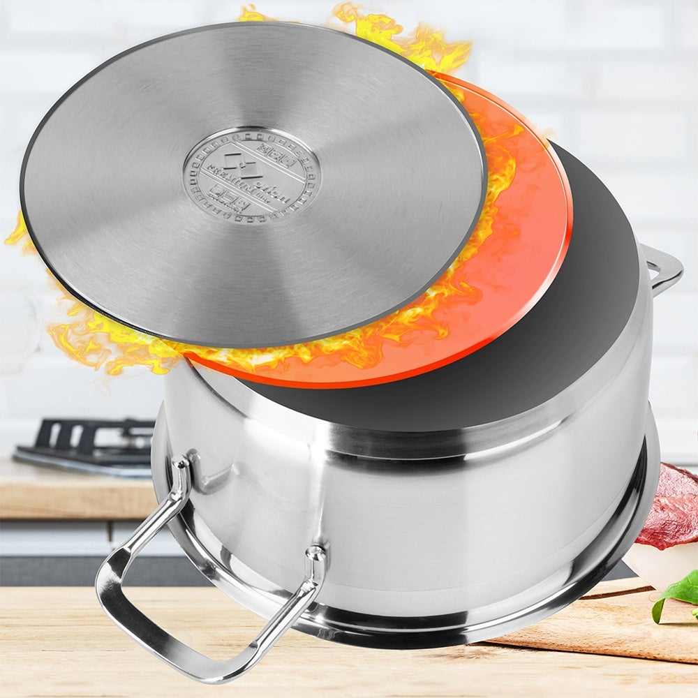 Garnek stalowy z pokrywką ANETT 16 cm, 1,9 l - 4