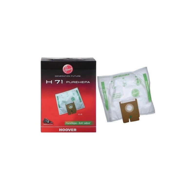 SACS PURE HEPA H71 x4 POUR ASPIRATEUR HOOVER | Leroy Merlin