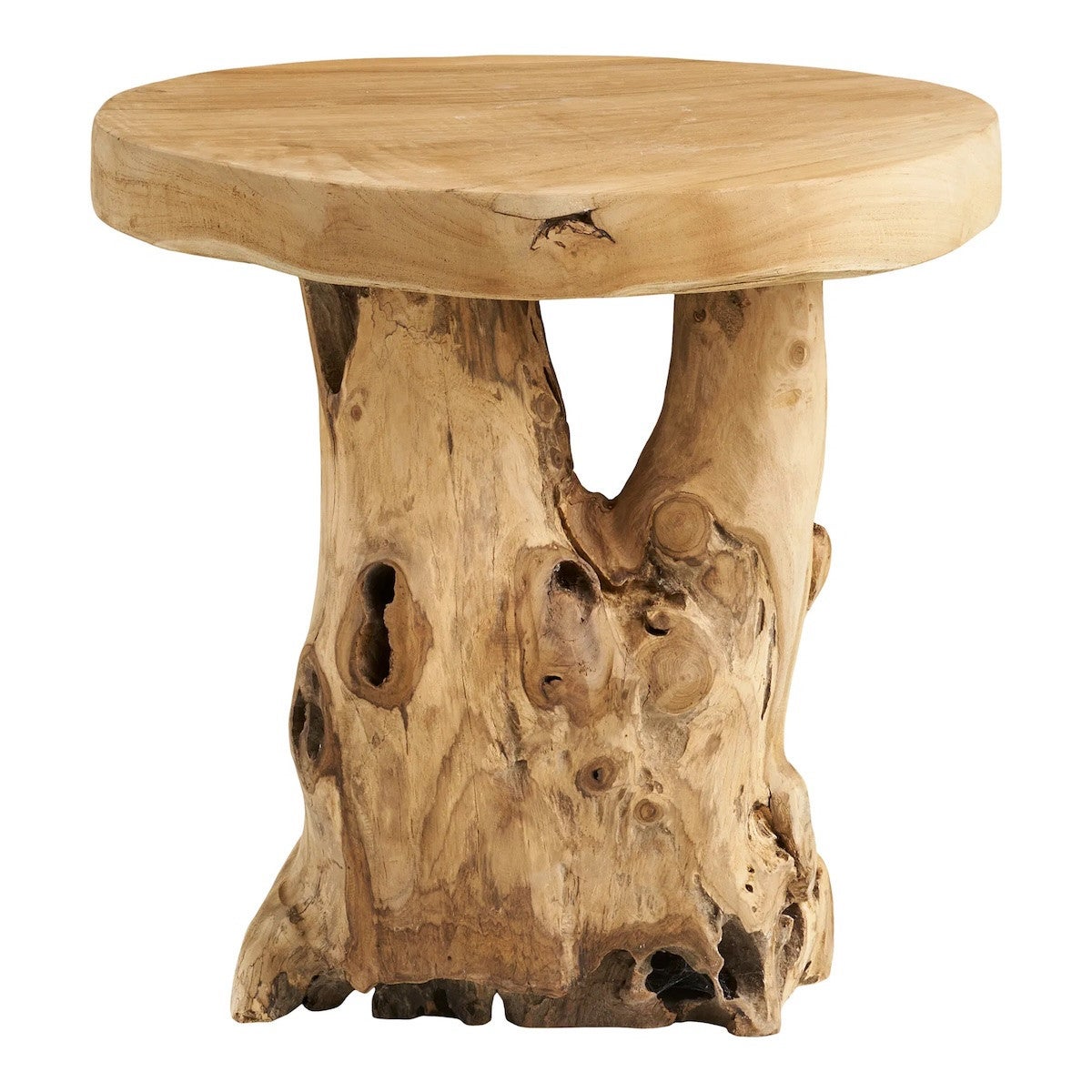 Gitte stolik kawowy stolik boczny Ø40 cm teak. - 9