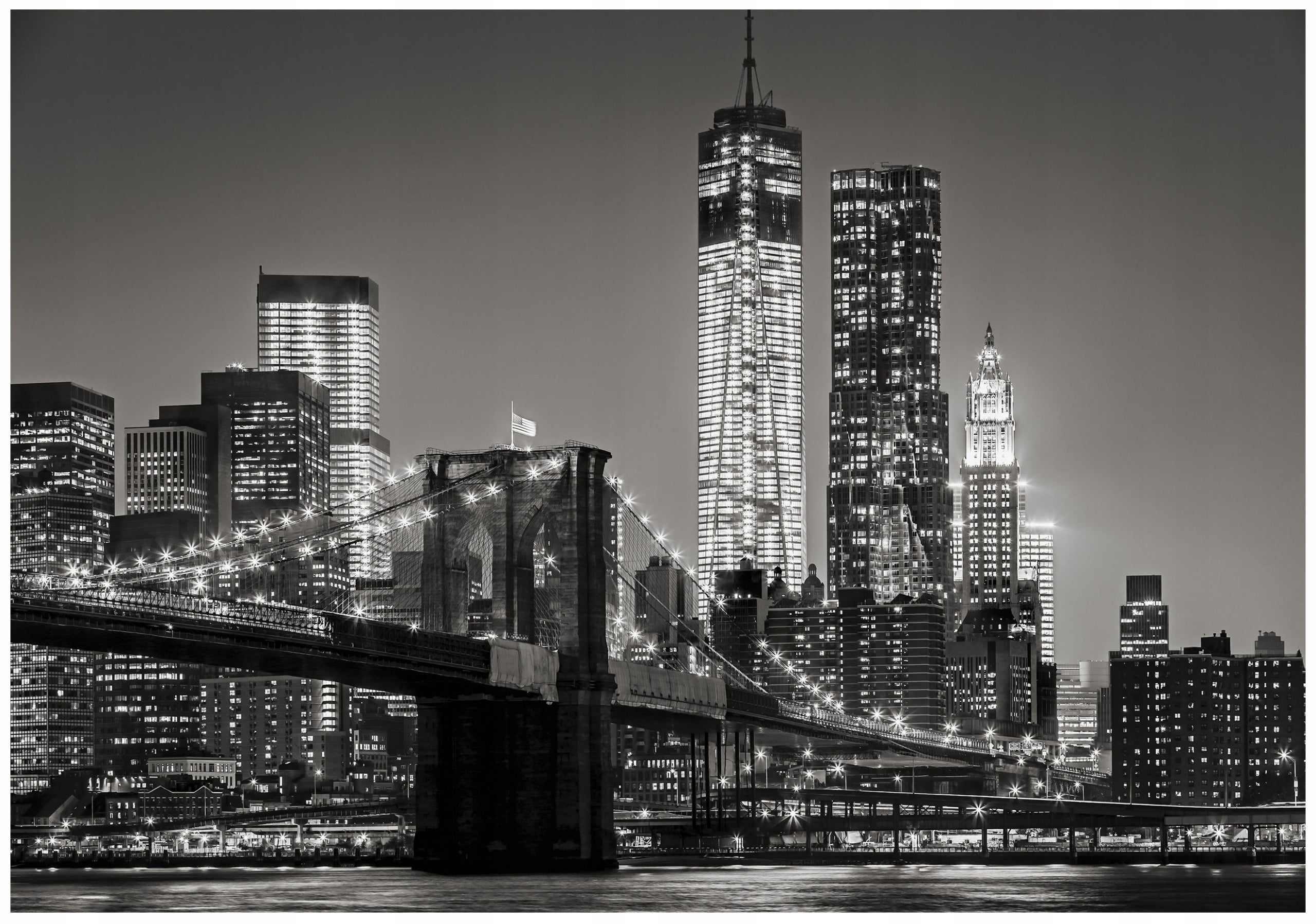 Fototapeta Miasto Panorama NY 250x175 cm Tapeta Do Sypialni Salonu Kuchni Na Flizelinie