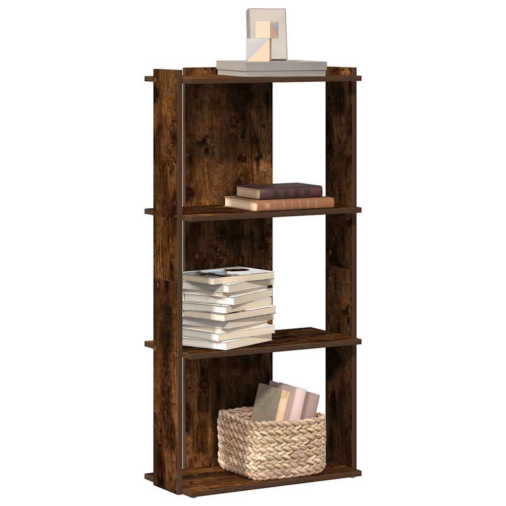 SARMOG Libreria Moderna 4 Ripiani Dimensioni 150x38x144 Cm Colore Ossido Bianco Double P 389791