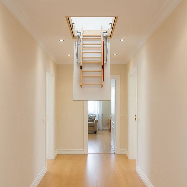 Echelle escamotable bois - Trémie de 80x120cm - Hauteur de 2.32 à 2.80m - LWK80120-2 - 6