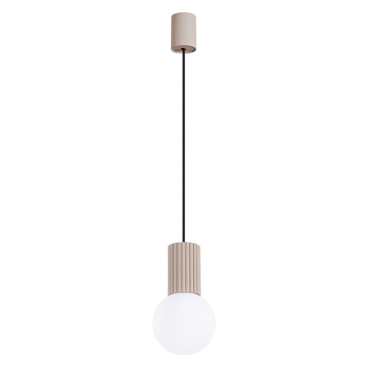 Lampa wisząca HALO taupo-biała 1 x G9 x 8W wym: 120 x 12 x 12 cm Sollux Lighting