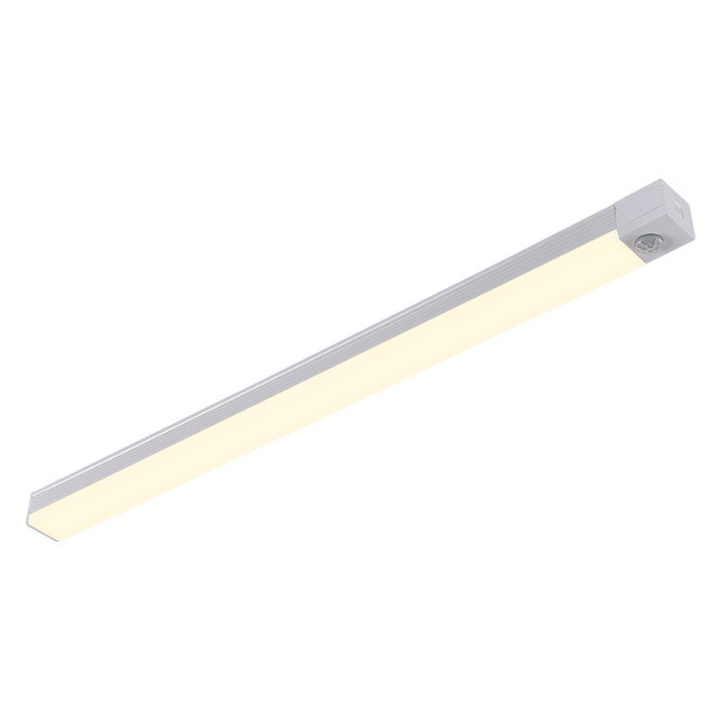 Lampada LED Sottobanco Con Sensore Di Movimento – Ricaricabile USB, Adesiva, Bianca/calda, Per Armadi E Scale