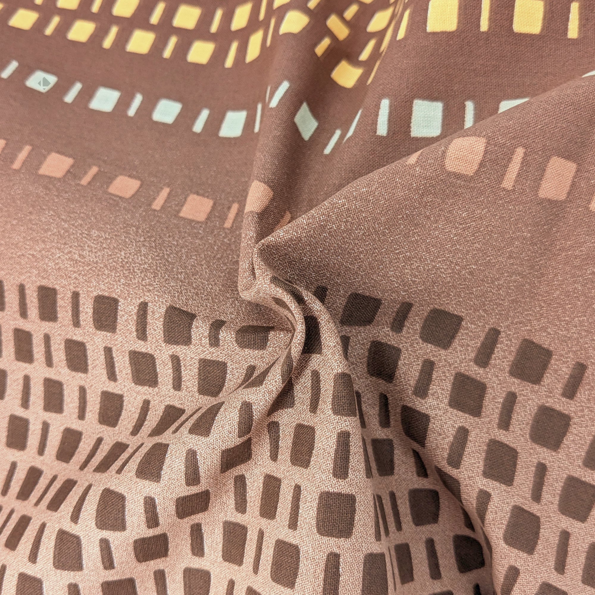 Housse de couette 200x200 cm coton NIAGARA marron Châtaigne - 3
