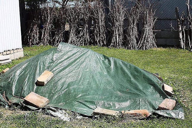 Telone Occhiellato Kippen 2x3 Metri - Impermeabile Bicolore Verde/Blu - Foto 9