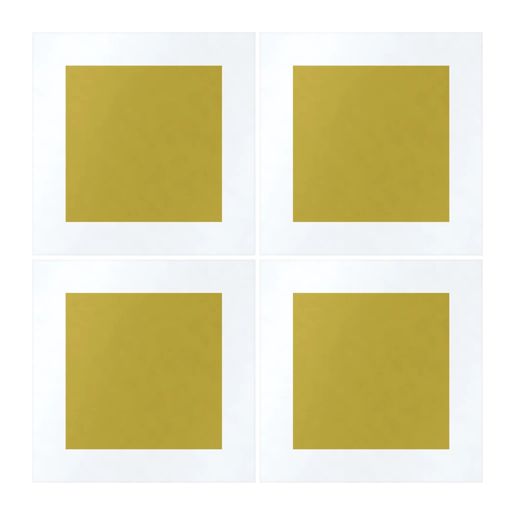 Carrelage decoratif Blanc brillant 10x10 cm Square sable (1 unité ...