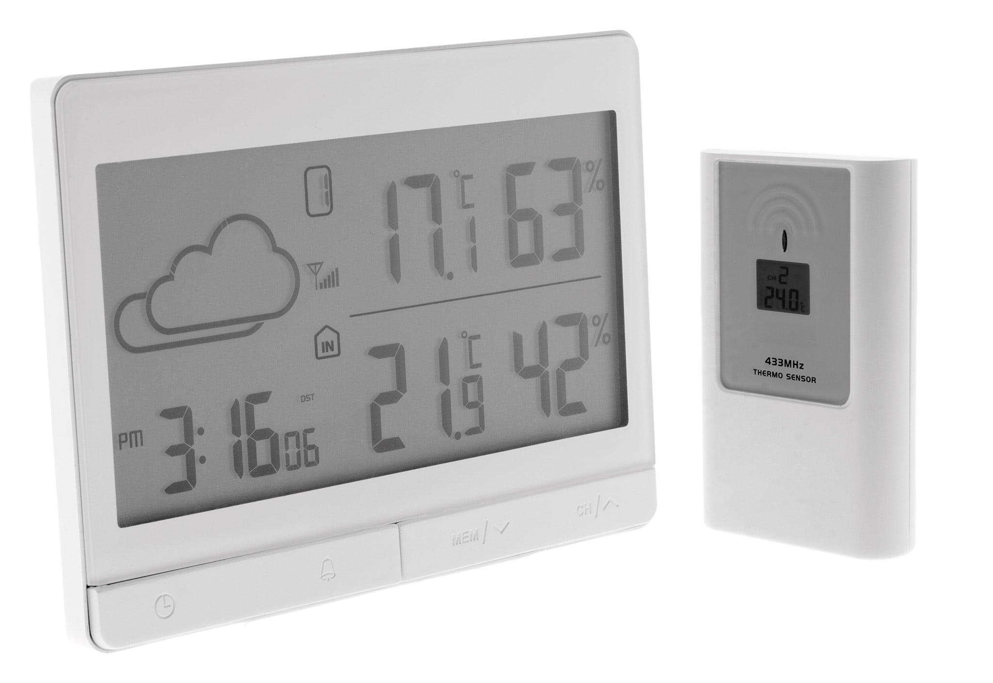 Pour Particulier Station Météo Connectée Otio Capteur Sans Fil – Température Intérieure/extérieure, Humidité, Prévisions 12h – WiFi, écran Rétroéclairé Pour Particulier Station Météo Connectée Otio Capteur Sans Fil – Température Intérieure/extérieure, Humidité, Prévisions 12h – WiFi, écran Rétroéclairé