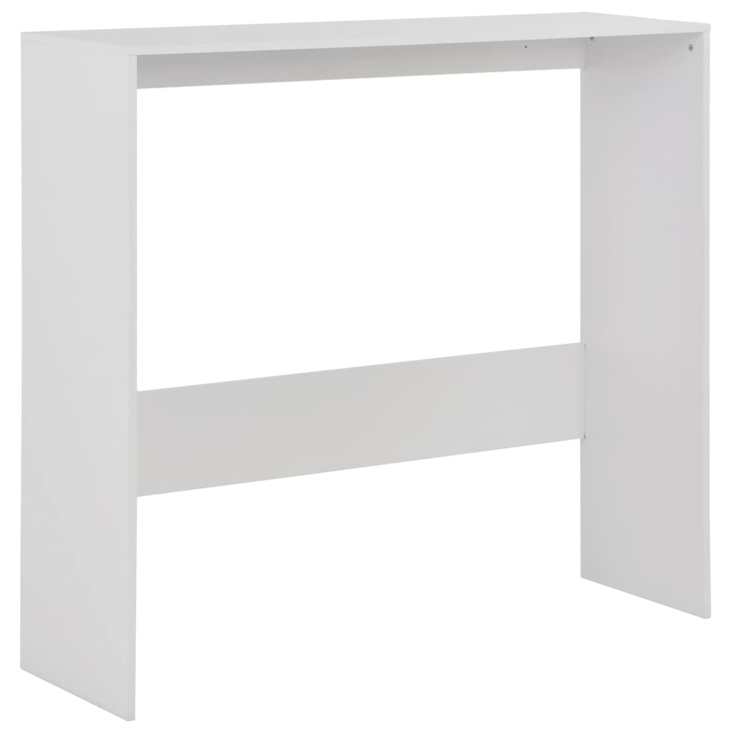 Mesa de bar | Mesa de bistrô com 2 tampos branco 130x40x120 cm CFW750158 - 7