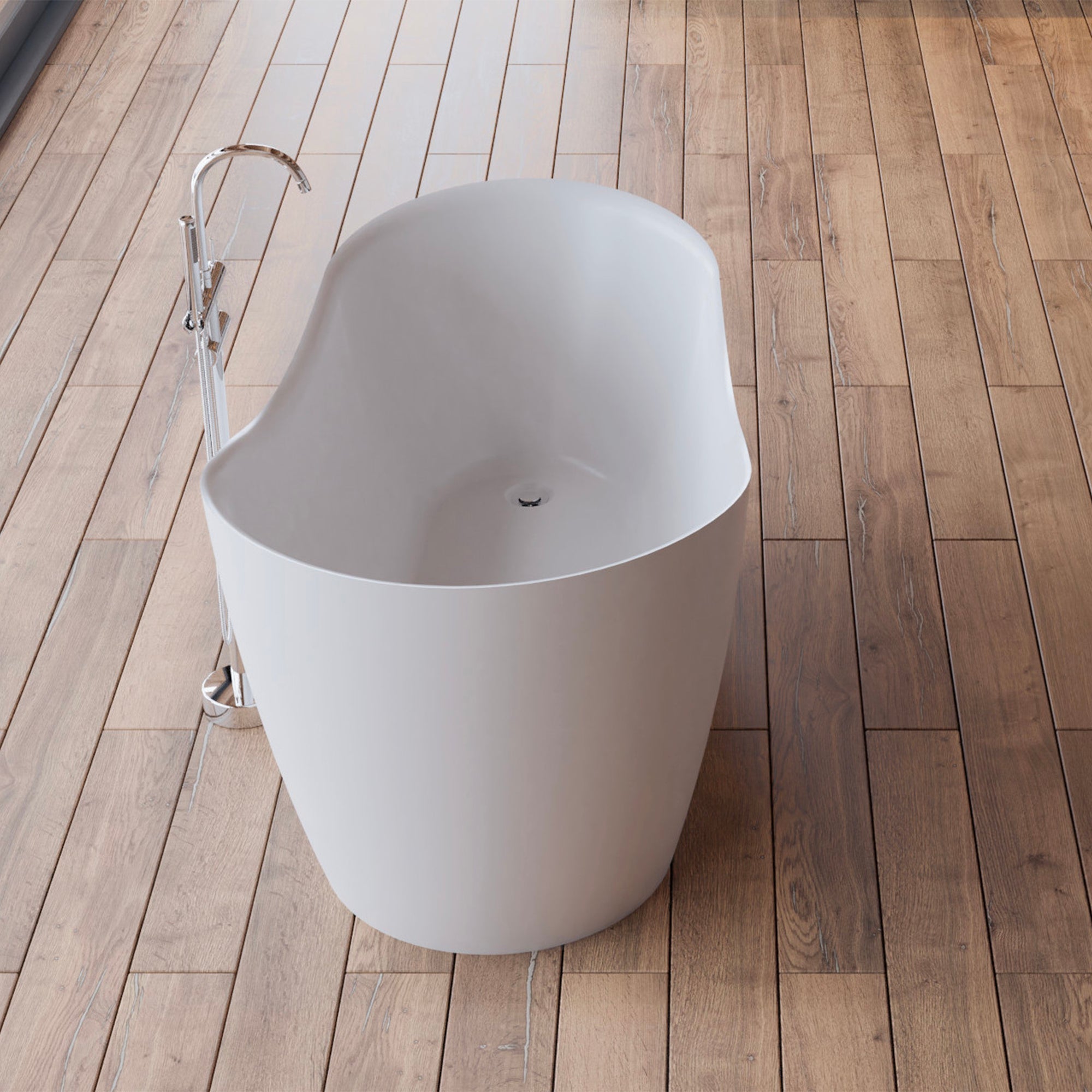 Baignoire Ilot Jazz 170 blanche 170 x78 x78 cm, by SPALINA - 4