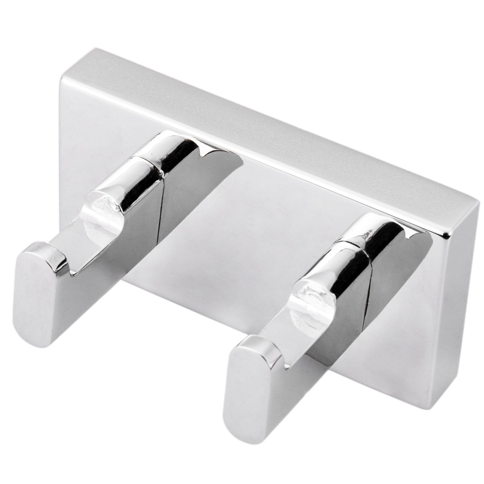 Perchero Baño Perchero Doble Cromado Gedy G-Singapur Acero Inoxidable, Cm, 10 Años De Garantía, Ideal Para Baños Percheros Pared