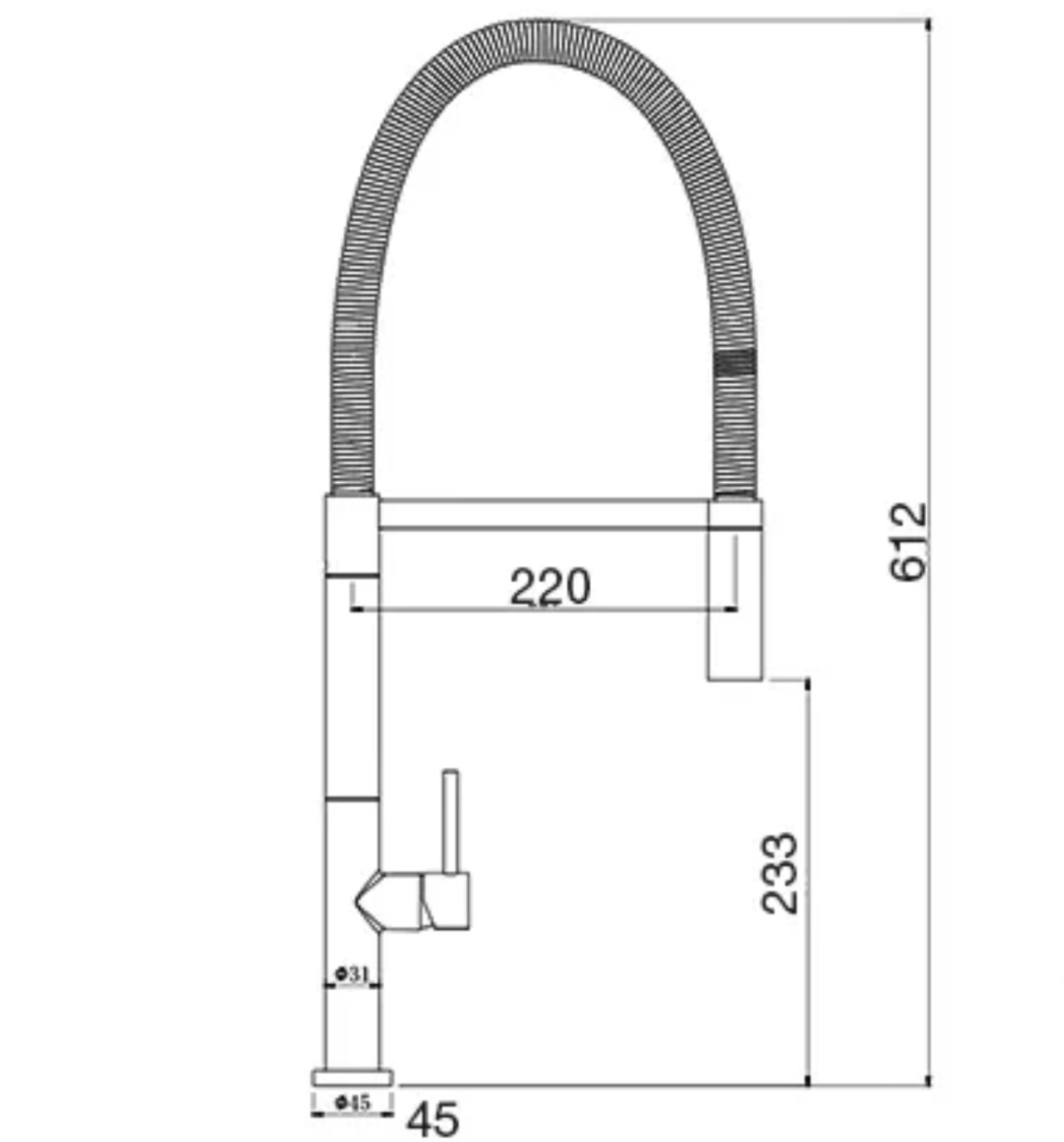 ROBINET CUISINE CHROMÉ 0010 EN LAITON COLLECTION ERYMANTHE - 8