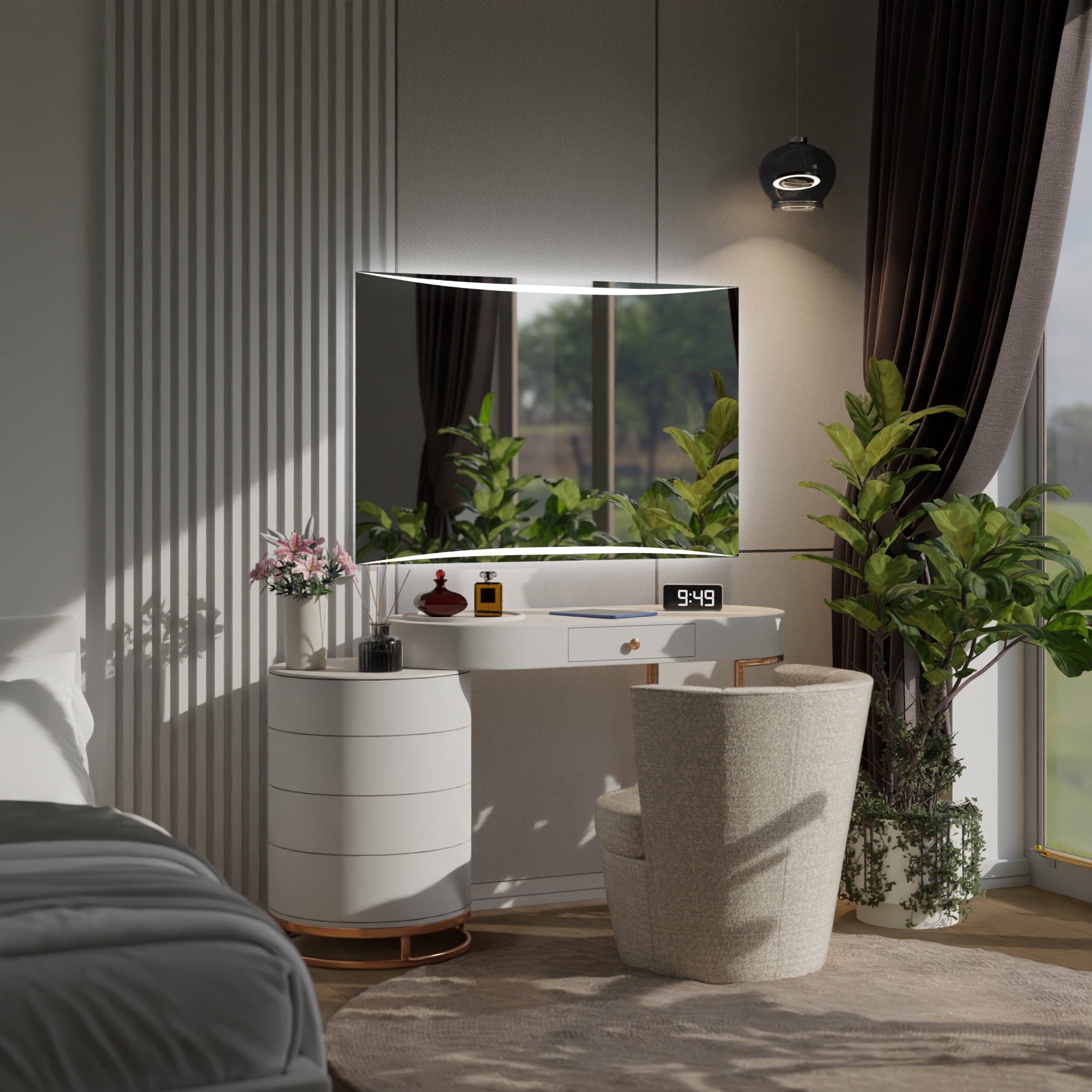 Miroir de salle de bain avec LED - Vilnius - 170 cm x 70 cm - 3