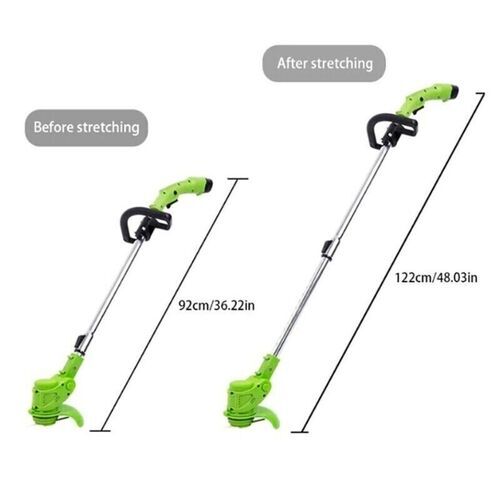 Tagliaerba Batteria Regolabile Decespugliatore A Batteria - Tagliabordi Elettrico Con 2 Batterie E 3 Lame Per Giardino Decespugliatore A Batteria Con 2 Batterie E 3 Tipi Lame