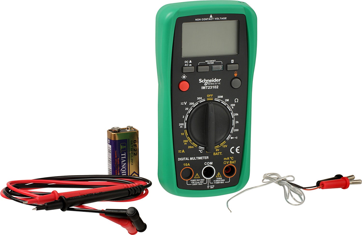 Multimètre numérique Cat III (300V) écran LCD - Schneider - 2