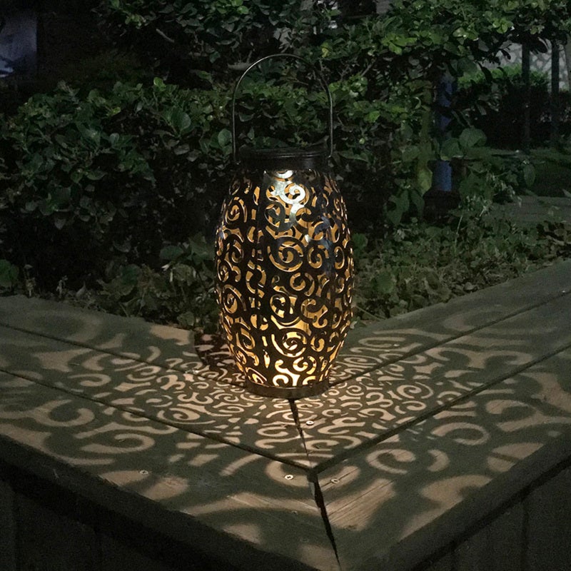 Luz LED de Lanterna a Energia Solar, Lâmpada Suspensa Exterior IP44 ...