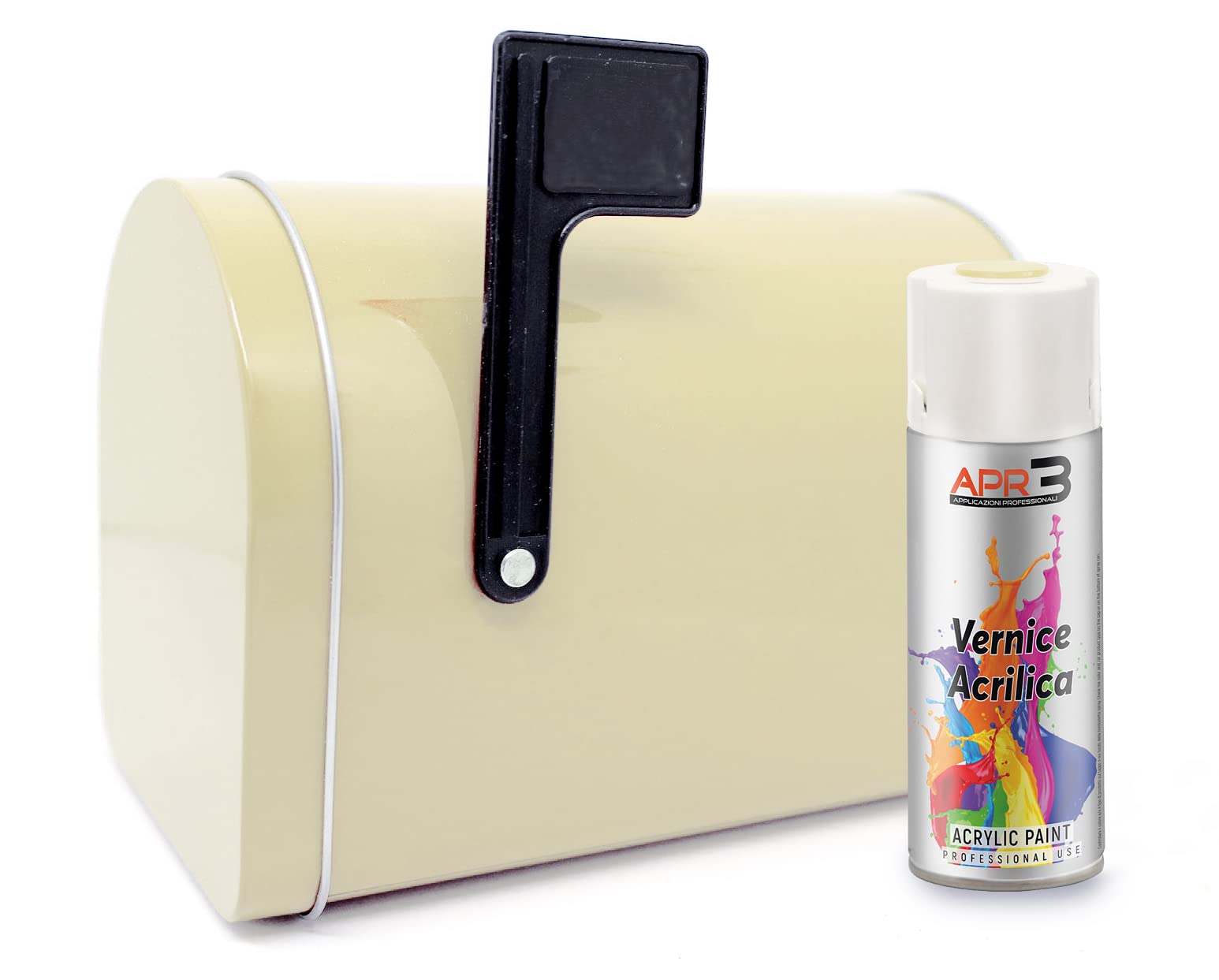 APR3 S4001013 - Smalto Acrilico Spray Multiuso, Bianco Perla, 400 ml, 1 Pezzo - 3