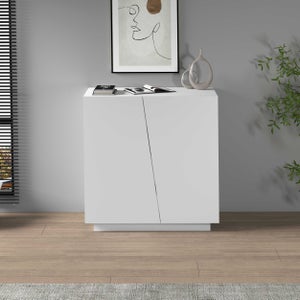 Armadietto Bianco 60x29,5x90 cm in Legno Ingegnerizzato 801134